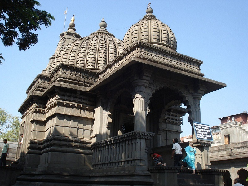 Temple near river